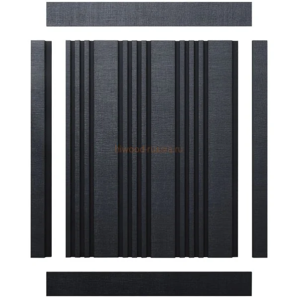 Финишный молдинг LF124B BK114K левый декорированный (31х12х2700мм) в Воронеже