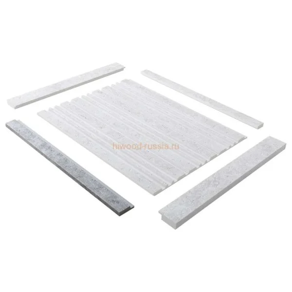 Финишный молдинг LF124A W50 правый декорированный (42х12х2700мм) в Воронеже