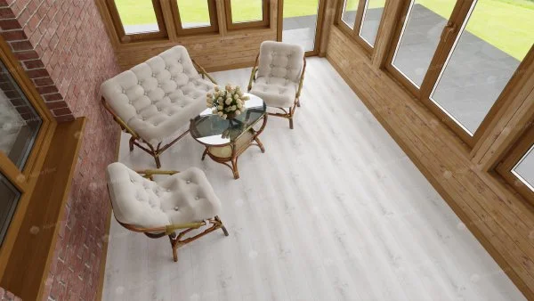 Каменно-полимерная плитка Alpine Floor Classic Дуб Выбеленный ECO 182-8, 4мм 43 класс в Воронеже