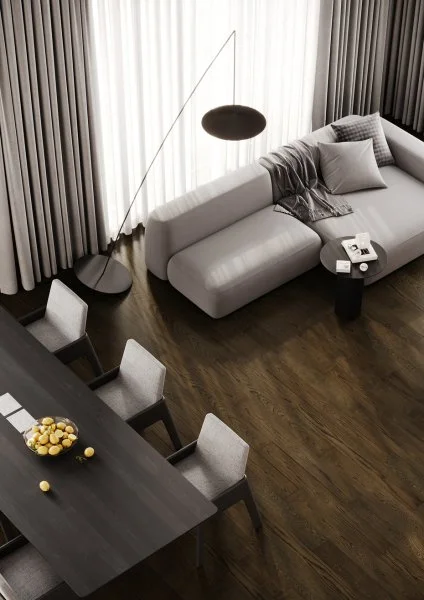 Паркетная доска Quartz Parquet Классик 5 мм Дуб Брауни 413 в Воронеже