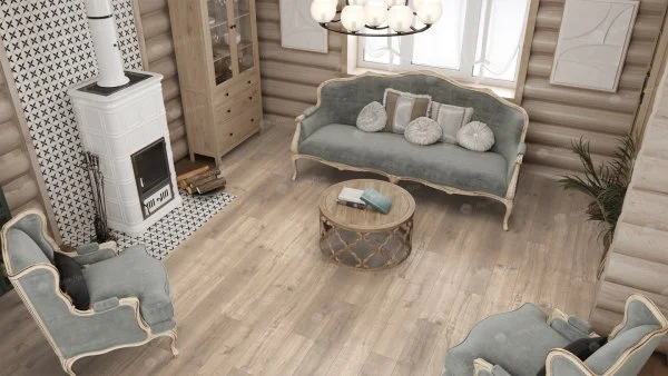 Каменно-полимерная плитка Alpine Floor Real Wood Дуб Натуральный ECO 2-5, 6 мм 43 класс в Воронеже