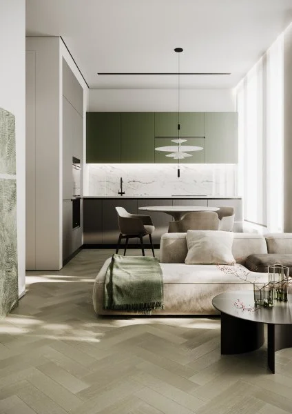 Паркетная доска Quartz Parquet Штучный паркет Дуб Лунный 44-1258-08 в Воронеже