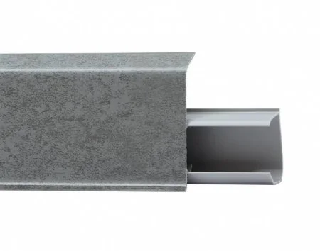 Пластиковый плинтус Royce №551 Грей (55х23х2200мм) в Воронеже