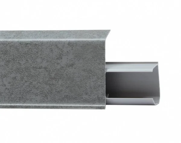 Пластиковый плинтус Royce №551 Грей (55х23х2200мм) в Воронеже