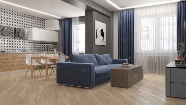 Каменно-полимерная плитка Alpine Floor Sequoia Секвойя Коньячная ECO 6-2, 4мм 43 класс в Воронеже