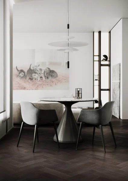 Паркетная доска Quartz Parquet Штучный паркет Дуб Смоляной 44-1258-01 в Воронеже