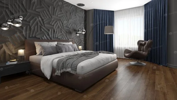 Кварц-виниловая плитка Alpine Floor Premium XL Дуб Шоколадный ЕСО 7-18, 8 мм. 43 класс в Воронеже