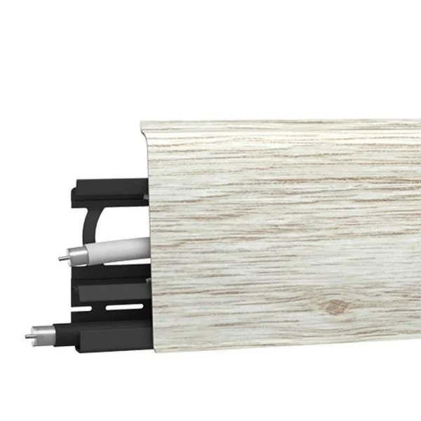 Плинтус пластиковый Arbiton INDO70 135 Дуб Платиновый 2,5 м в Воронеже