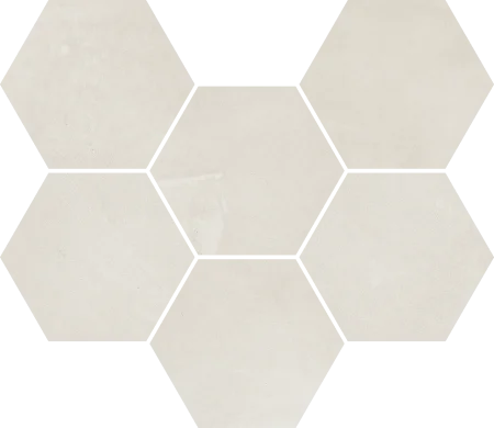 Керамогранит Italon Континуум Полар Мозаика Гексагон (Натуральная 25х29) в Воронеже