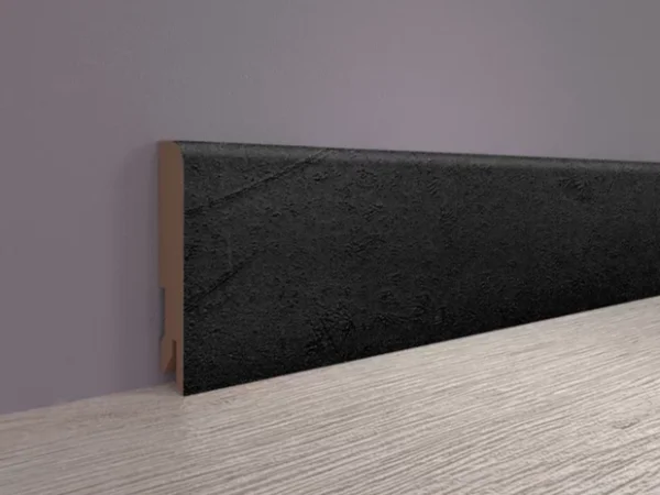 Плинтус MDF Bonkeel 24034 Чёрный Лофт (80х16х2400 мм) в Воронеже