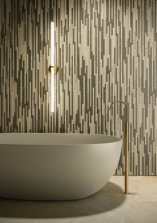 Керамогранит Italon Метрополис Вставка Стрип Ворм 26х75 (Натуральная) в Воронеже