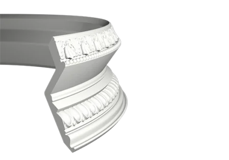 Карниз Европласт 1.50.137 гибкий 2,0 м в Воронеже