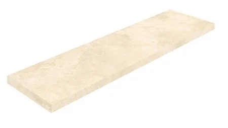 Керамогранит Coliseum Аурелия Уайт Ступень угловая левая (Натуральный, 33х120) в Воронеже