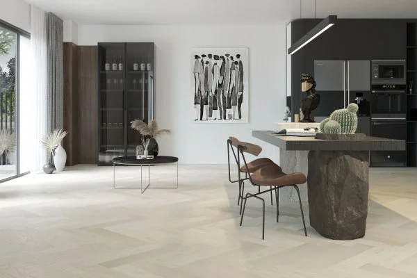 Паркетная доска Quartz Parquet Английская Ёлка Дуб Песочный 33-408 в Воронеже