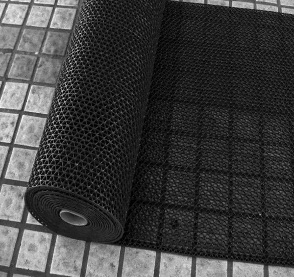 Грязезащитное рулонное покрытие ЗигЗаг Черный 5 мм (0,9 м) Китай в Воронеже