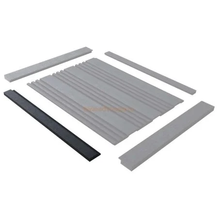 Финишный молдинг LF124A BK114K правый декорированный (42х12х2700мм) в Воронеже