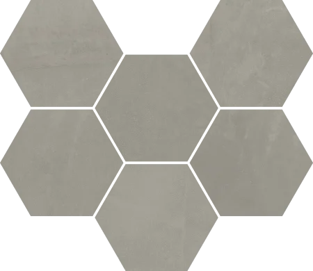 Керамогранит Italon Континуум Айрон Мозаика Гексагон (Натуральная 25х29) в Воронеже