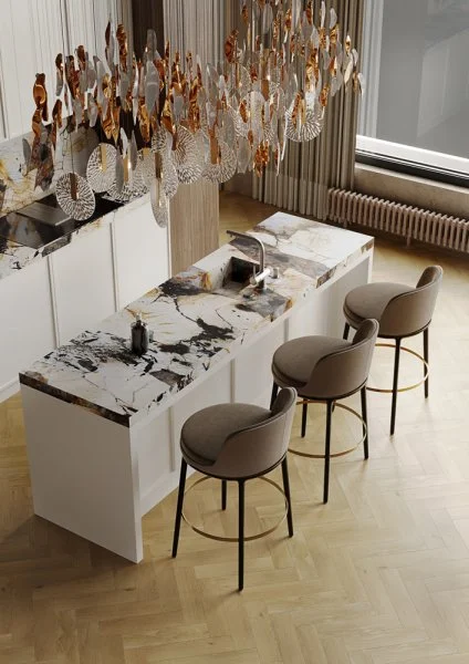 Кварц-виниловая плитка Fargo Herringbone 44-720-16 Дуб Копенгаген в Воронеже