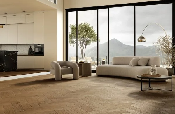 Паркетная доска Quartz Parquet Английская Ёлка Дуб Рустикальный 33-410 в Воронеже