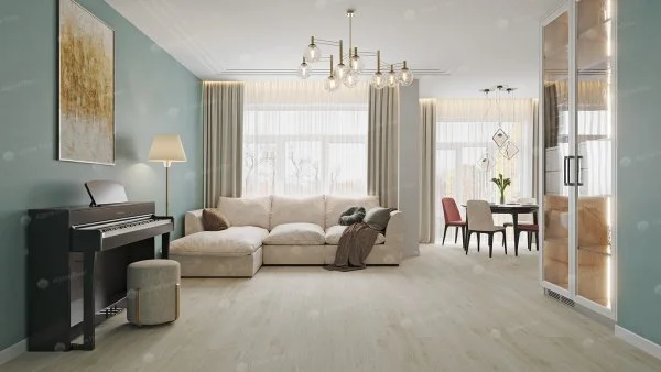 Каменно-полимерная плитка Alpine Floor Solo Модерато ECO 14-11, 3,5 мм 34 класс в Воронеже