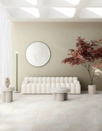 Керамогранит Coliseum Контеа Уайт 60х60 (Натуральный и Реттифицированный) в Воронеже