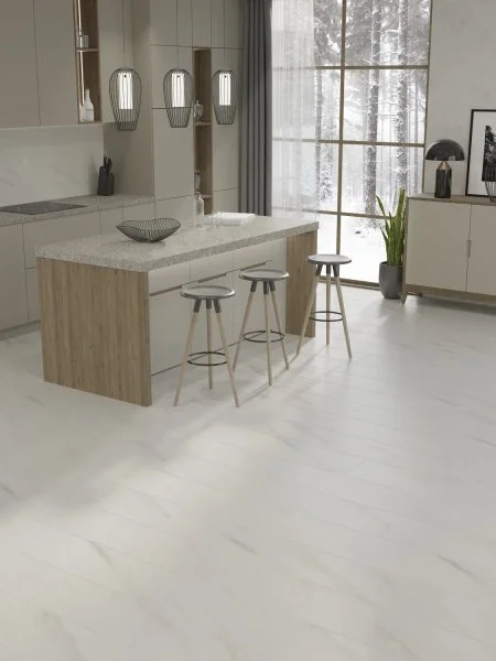 Ламинат Egger PRO 8/33 4V Large Aqua+ Мрамор Леванто белый EPL245 в Воронеже