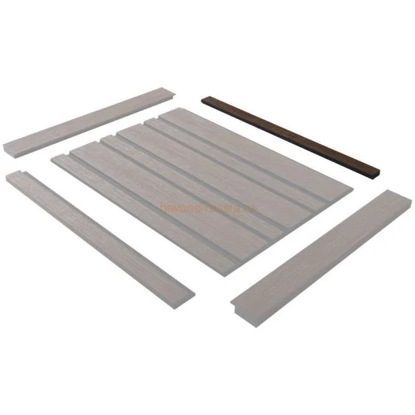 Финишный молдинг LF124B BR396K левый декорированный (31х12х2700мм) в Воронеже