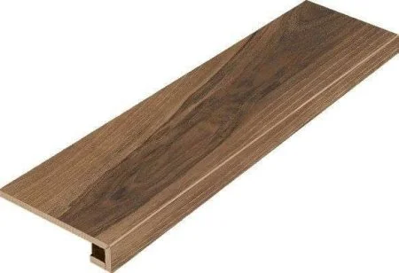 Керамогранит Italon Мезон Волнат ступень угловая правая 330*1200 в Воронеже