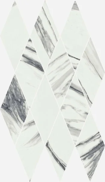 Керамогранит Italon Шарм Делюкс Статуарио Фантастико 28х48 мозаика Даймонд (Люкс) в Воронеже