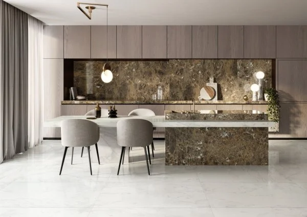 Керамогранит Italon Шарм Делюкс Бьянко Микеланджело 60х120 (Паттинированная и реттифицированная) в Воронеже