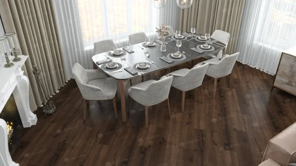 Каменно-полимерная плитка Alpine Floor Real Wood Дуб Мокка ECO 2-2, 6 мм 43 класс в Воронеже