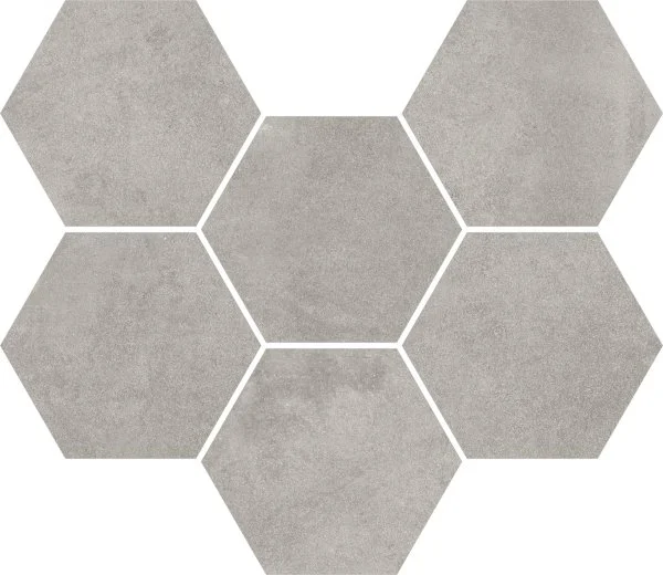 Керамогранит Coliseum Экспо Грэй Мозаика Гексагон (Натуральная, 25х29) в Воронеже