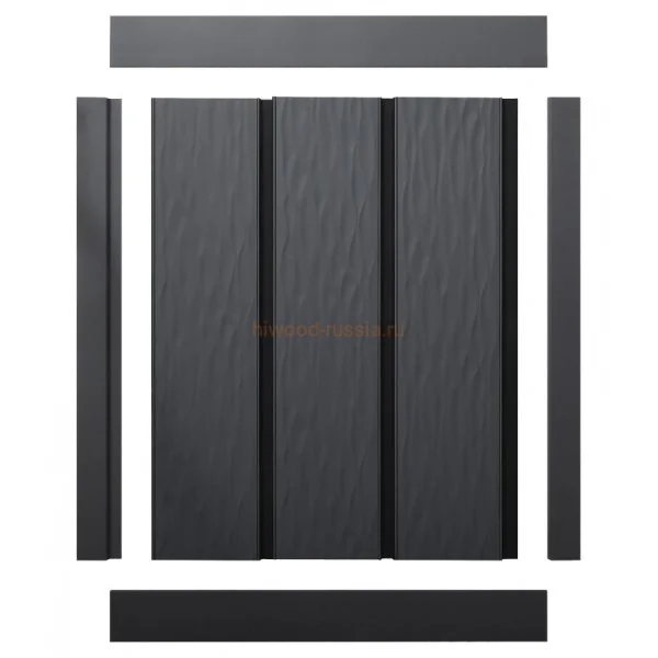 Финишный молдинг LF124A GR15K правый декорированный (42х12х2700мм) в Воронеже