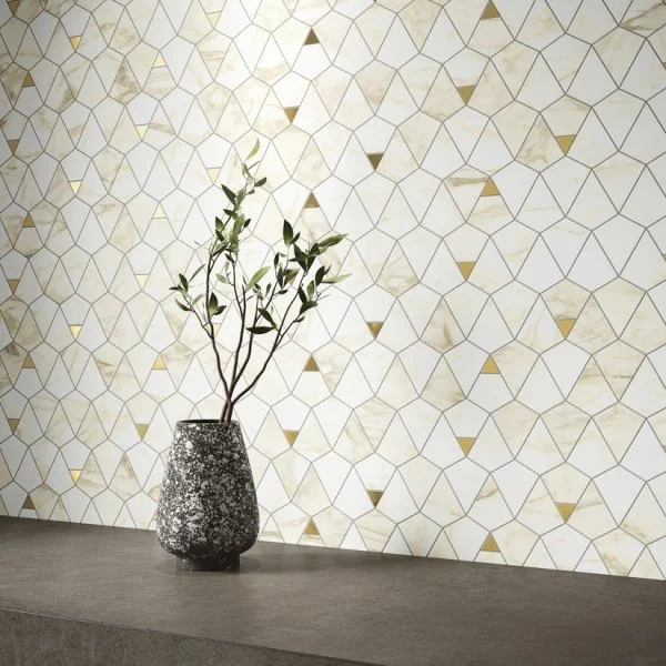 Керамогранит Italon Этернум Каррара Мозаика Вертекс 25.8х30 (Натуральная) в Воронеже