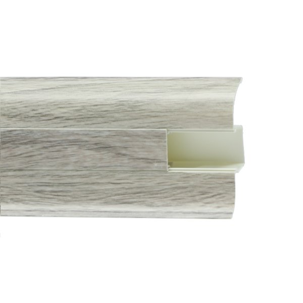 Пластиковый плинтус Royce №822 Дуб Альба (58х22х2200мм) в #REGION_NAME_DECLINE_PP#